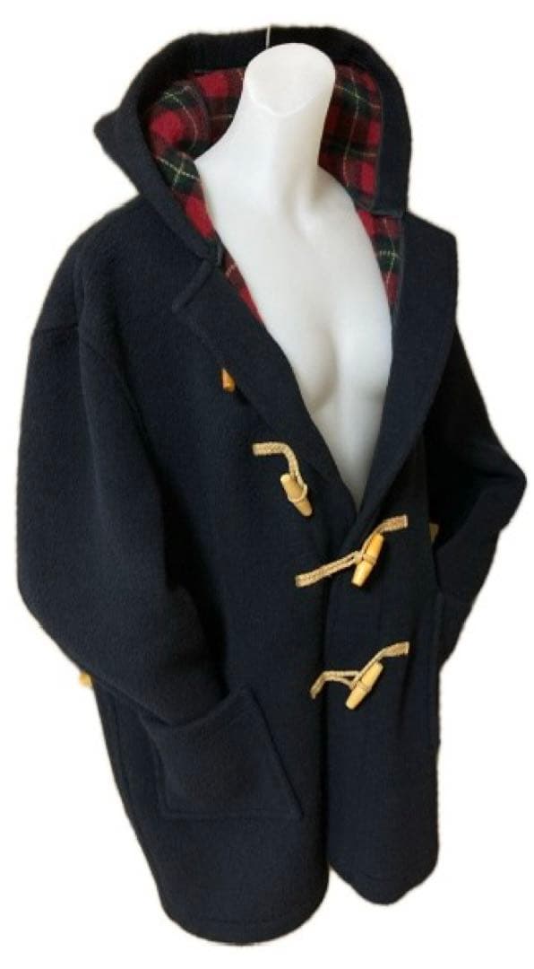 MONTGOMERY モンゴメリーネイビー ダッフルコート Lメンズ　英国製