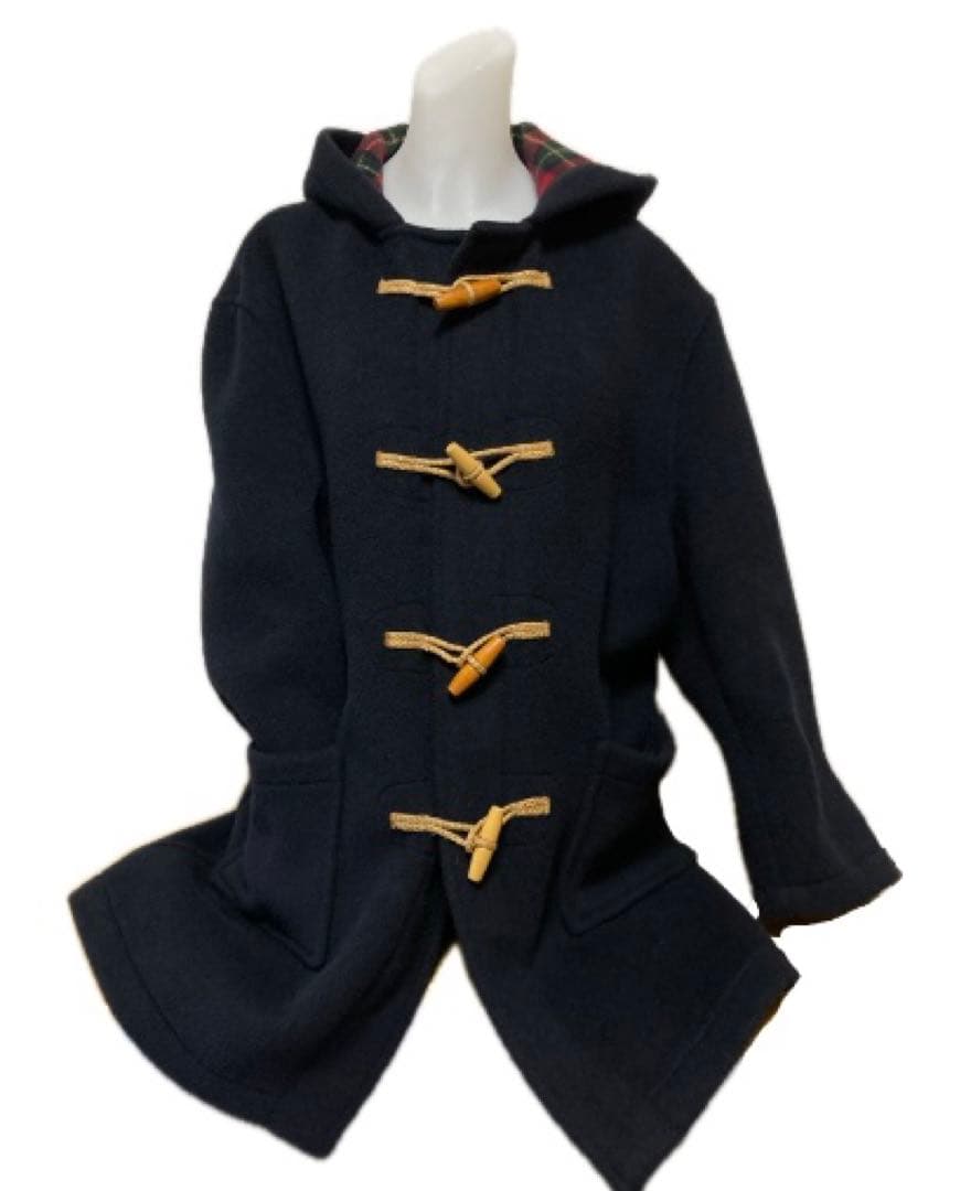 MONTGOMERY モンゴメリーネイビー ダッフルコート Lメンズ　英国製