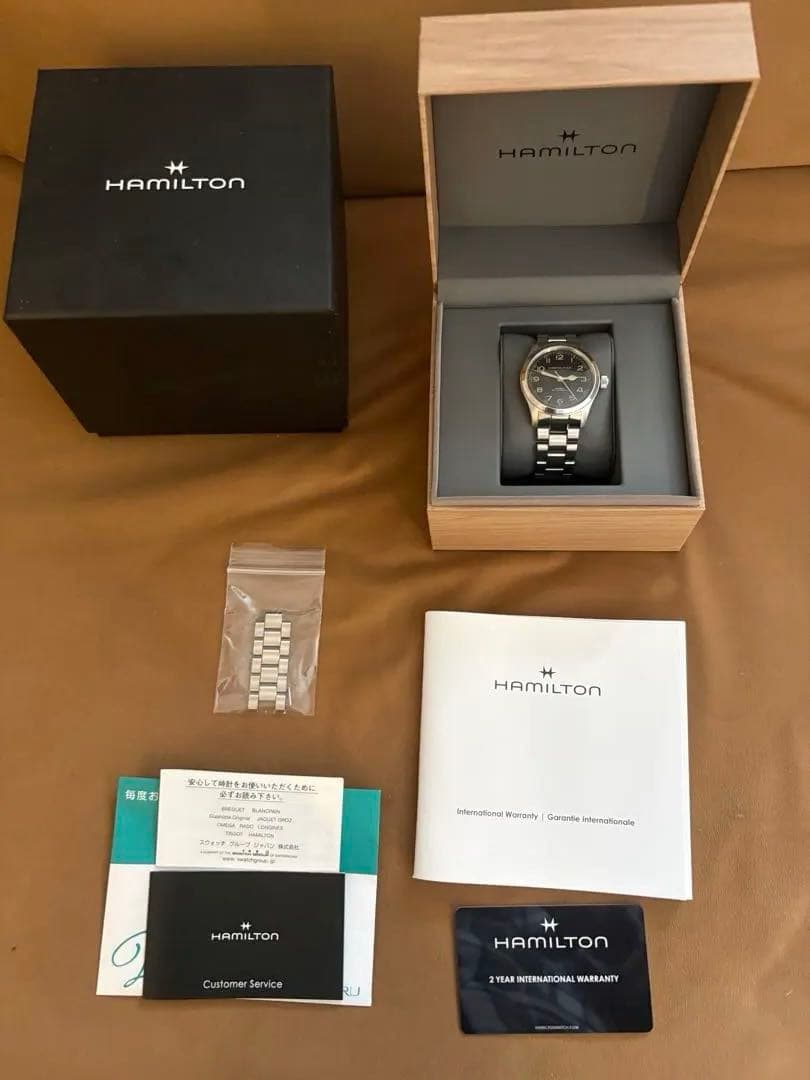 HAMILTON マーフ38mm ステンレスブレスレット