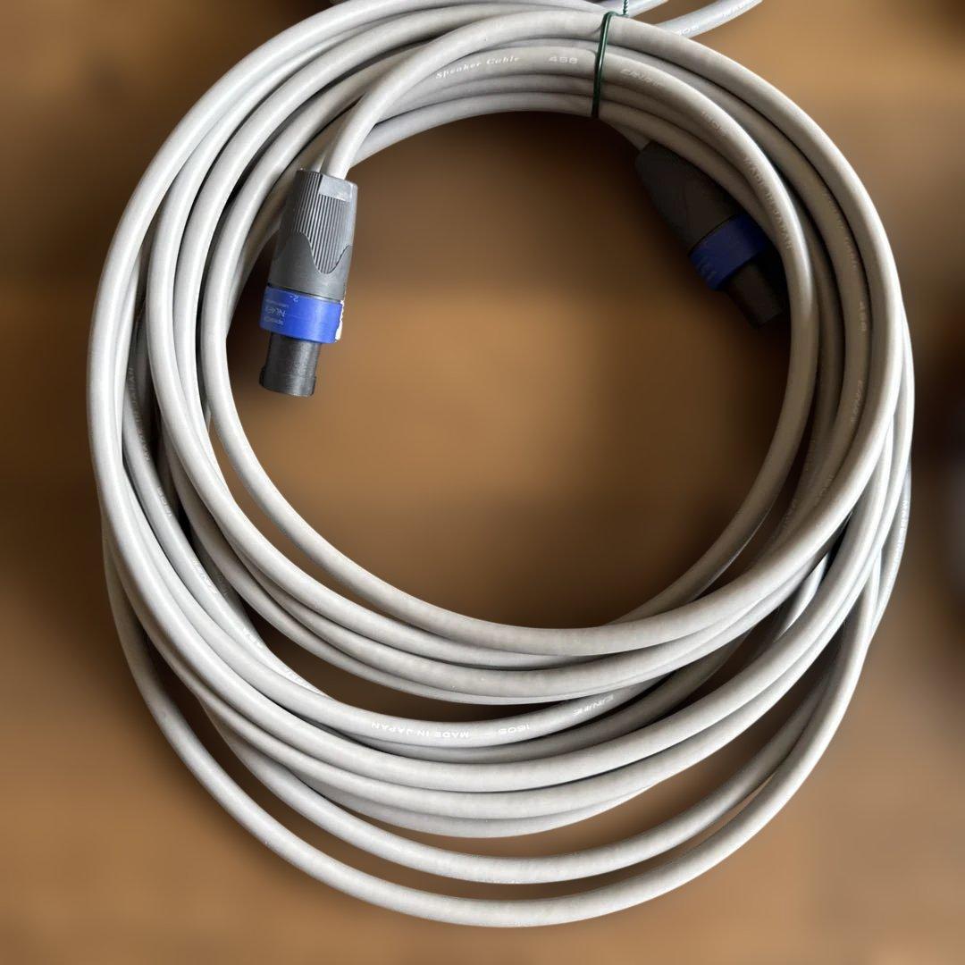 ［新品:最終価格］カナレ　スピーカーケーブル　10m 5本セット②