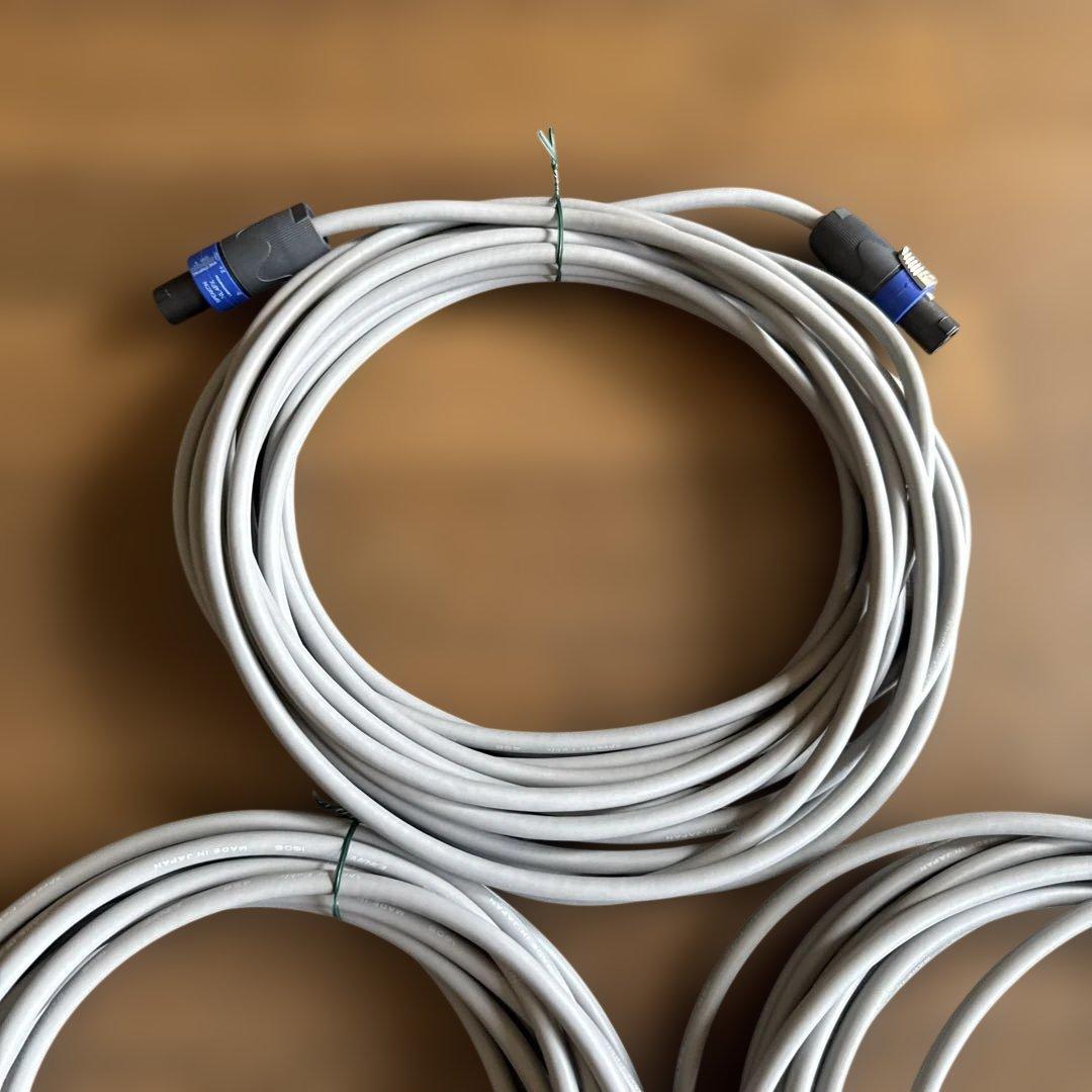 ［新品:最終価格］カナレ　スピーカーケーブル　10m 5本セット②