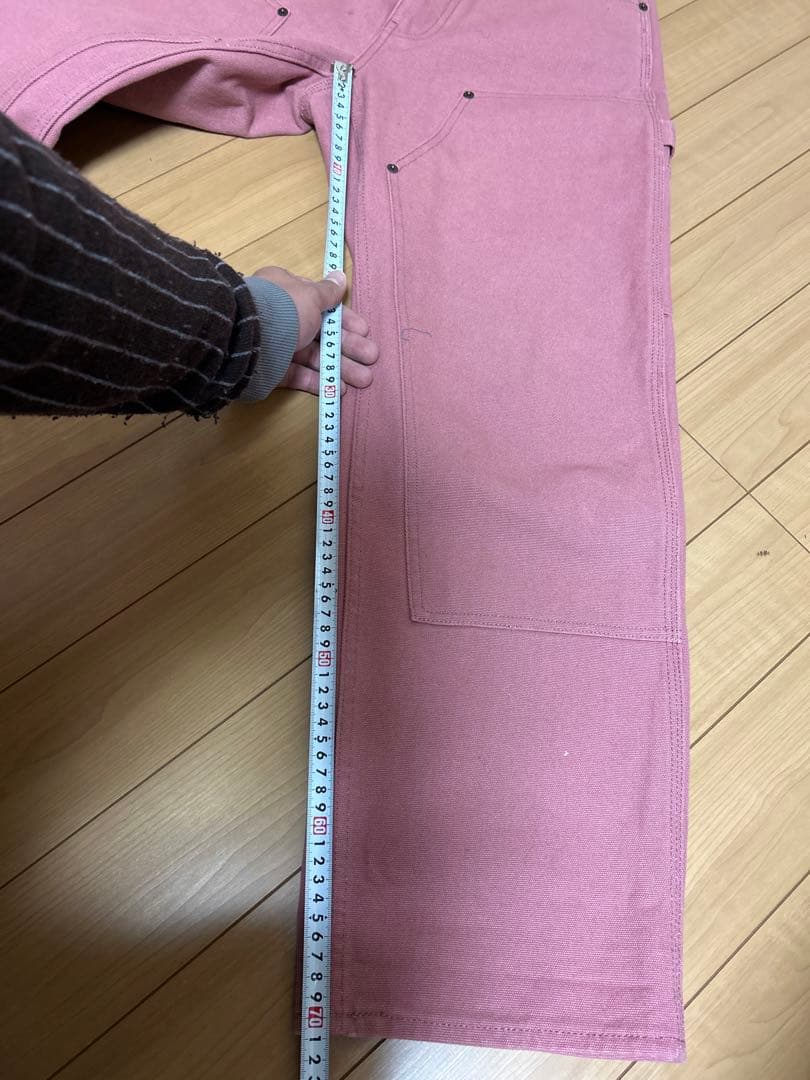 supreme timberland ダブルニー　ワークパンツ　ピンク　W30