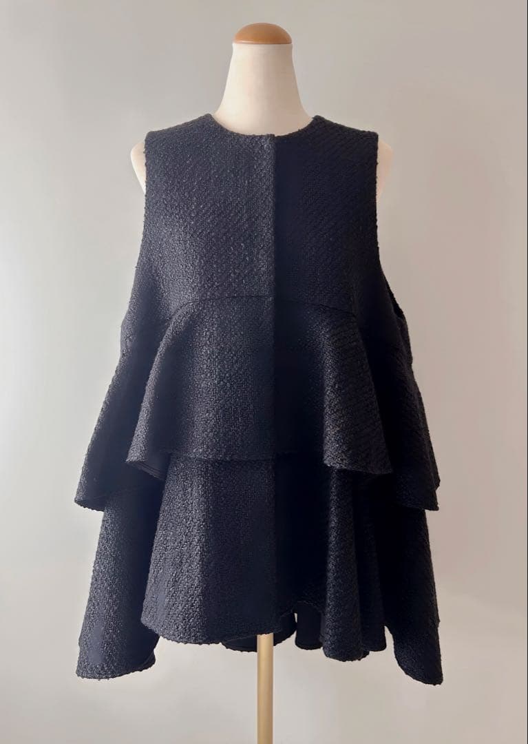 ★LE PHIL ルフィル ロービングツィードティアードジレ★