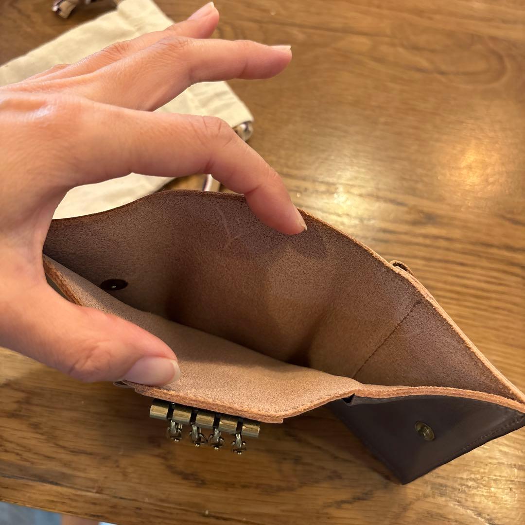 新品 未使用 保存袋付き イルビゾンテ キーケース ミニウォレット お財布 革