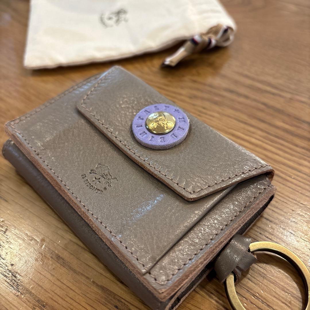 新品 未使用 保存袋付き イルビゾンテ キーケース ミニウォレット お財布 革