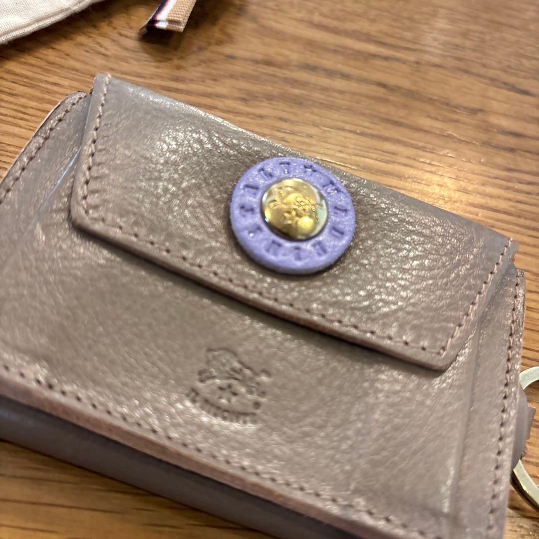新品 未使用 保存袋付き イルビゾンテ キーケース ミニウォレット お財布 革
