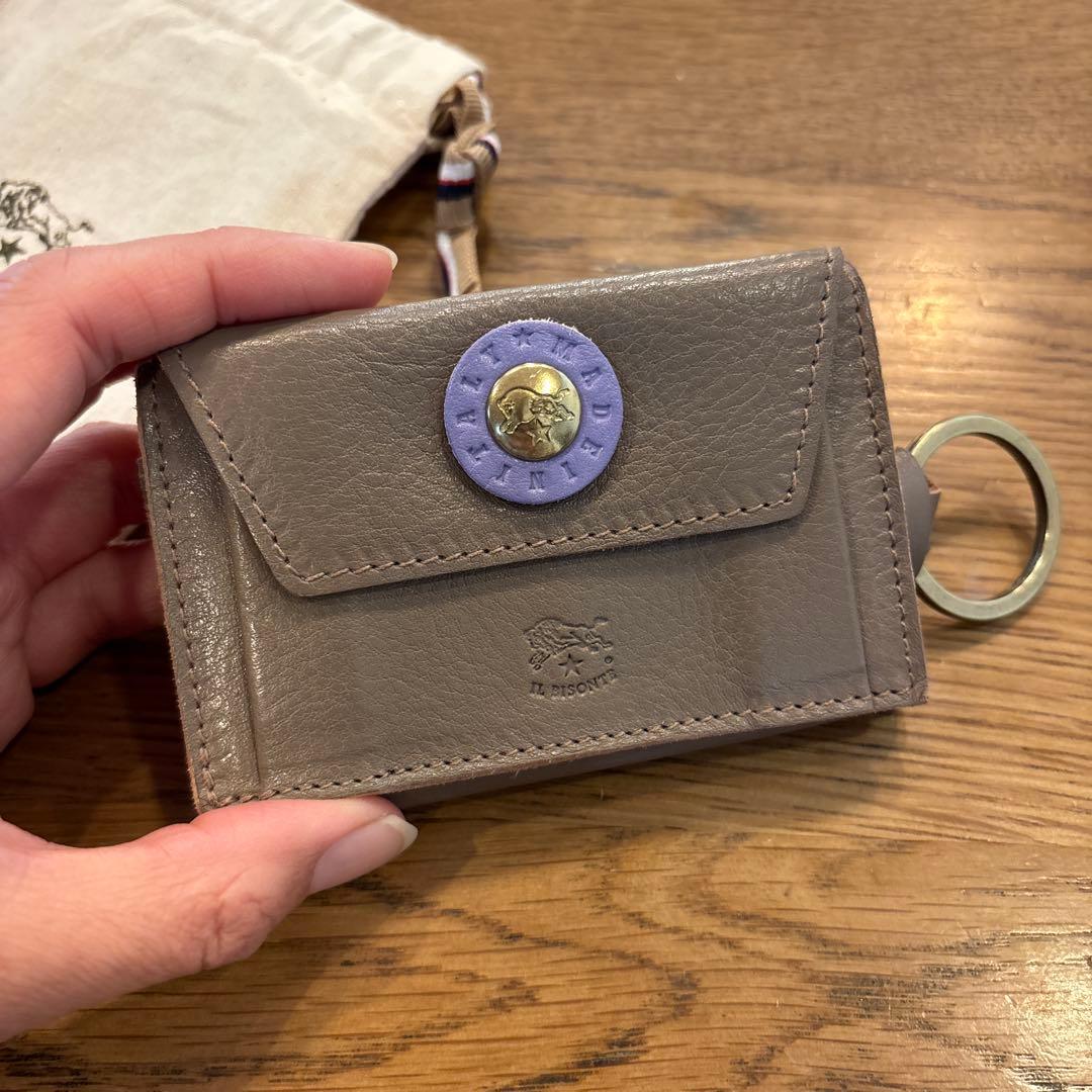 新品 未使用 保存袋付き イルビゾンテ キーケース ミニウォレット お財布 革