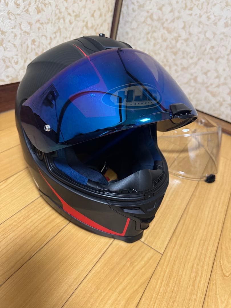 HJC フルフェイスヘルメット ミラーシールド付き