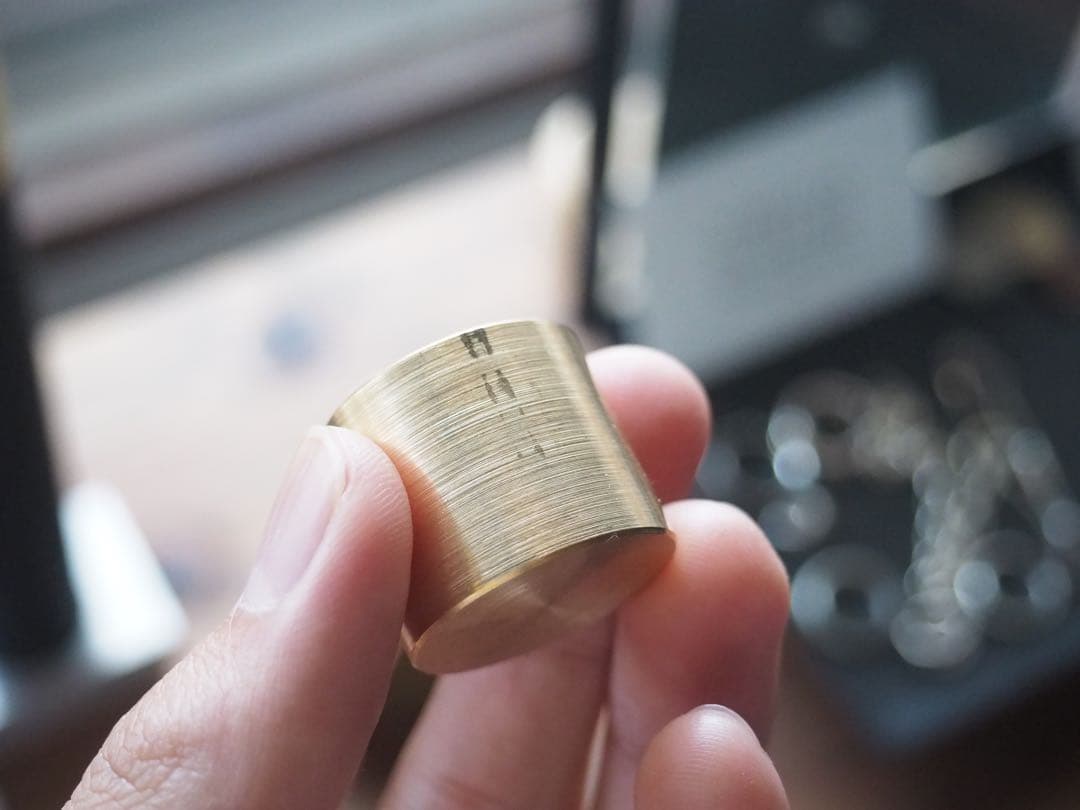 みずかけな　16本　真鍮製 ペン立て 一本用 インテリア 穴径太め