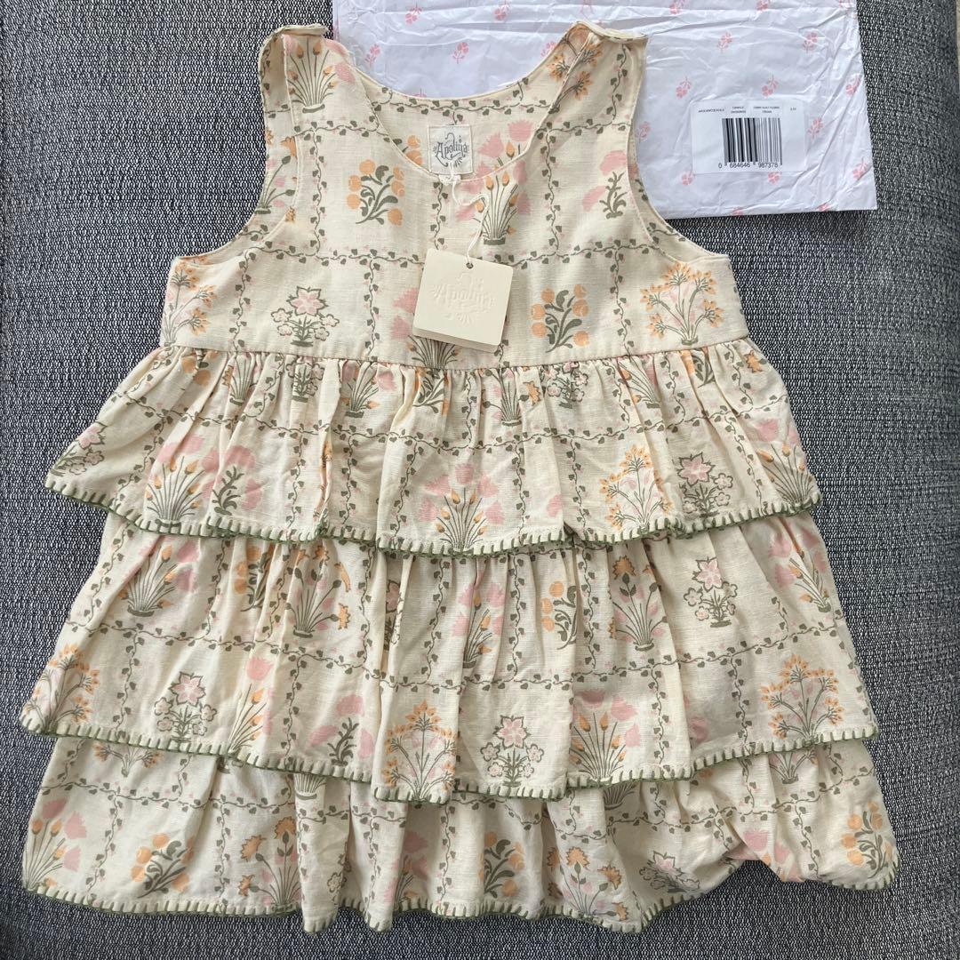 Apolina kids Camille Overdress ワンピ3-5Y