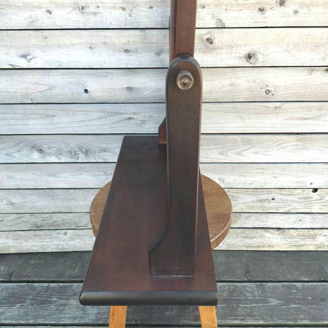 M♦北海道民芸家具　鏡　卓上ミラー