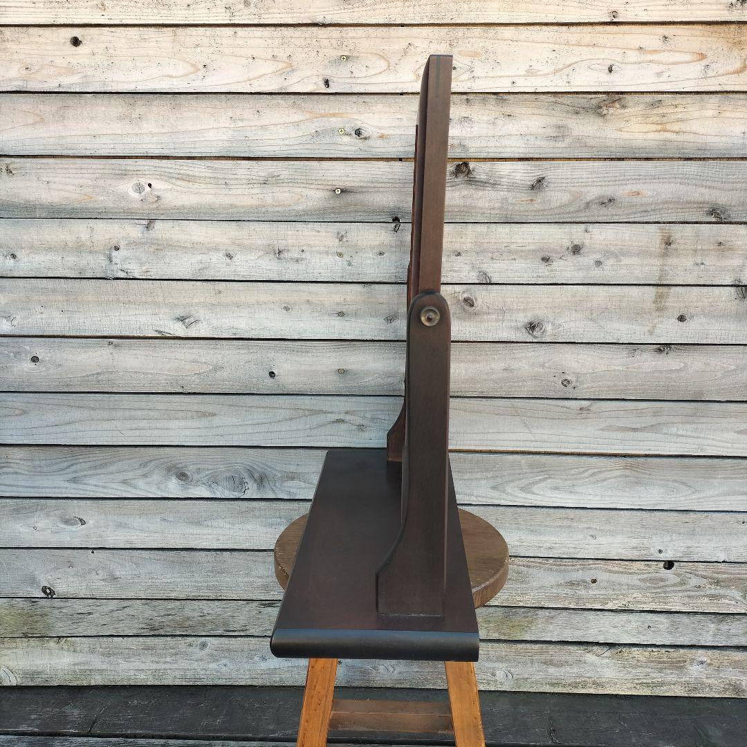 M♦北海道民芸家具　鏡　卓上ミラー