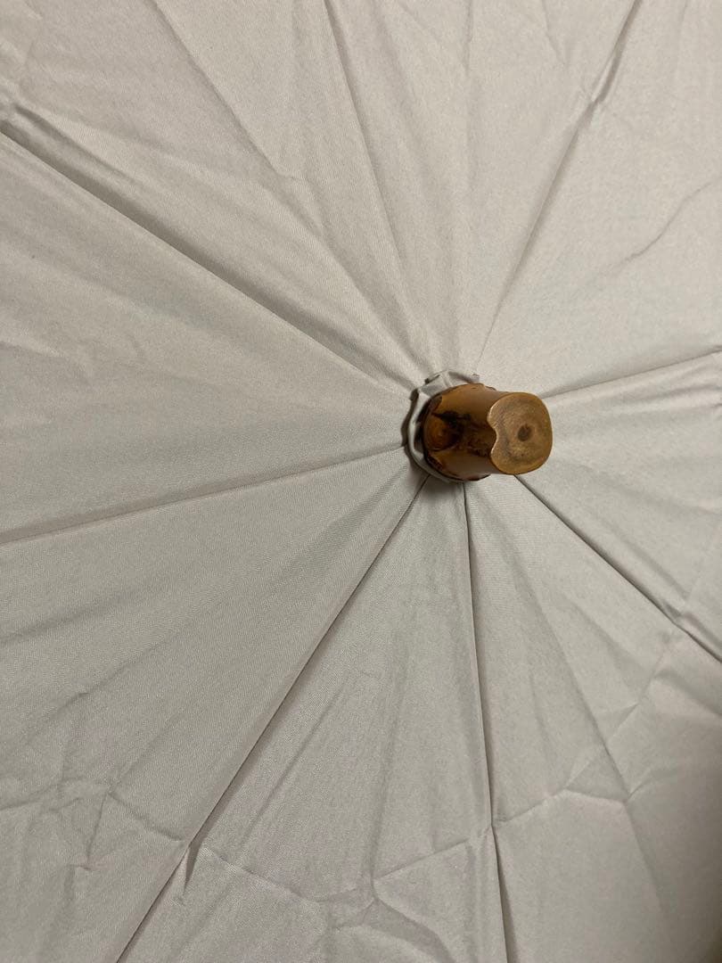 【OUR】完全遮光100％折りたたみ傘（晴雨兼用）ライトベージュ