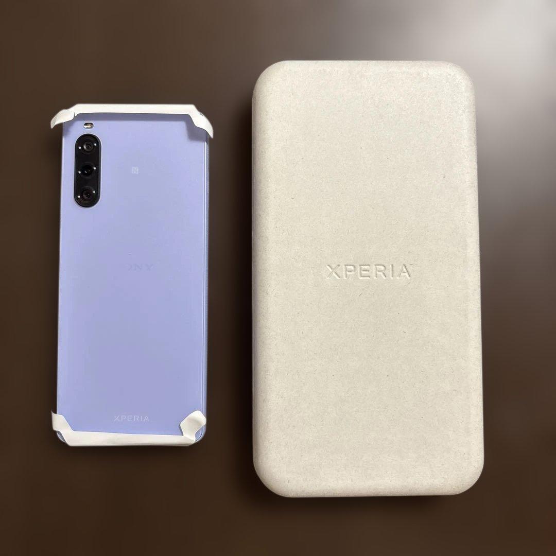 【新品】Xperia 10V ラベンダー ケース付き