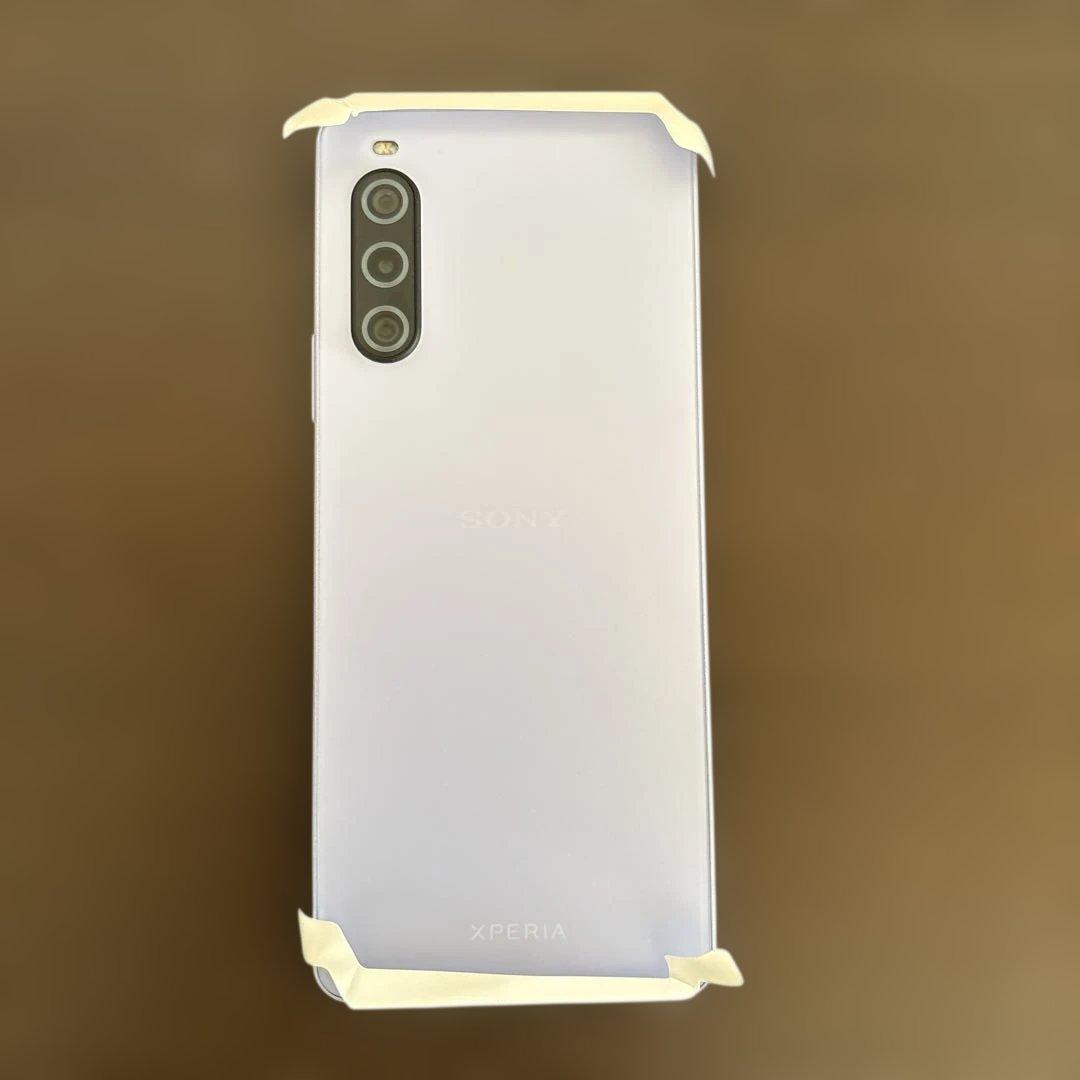 【新品】Xperia 10V ラベンダー ケース付き