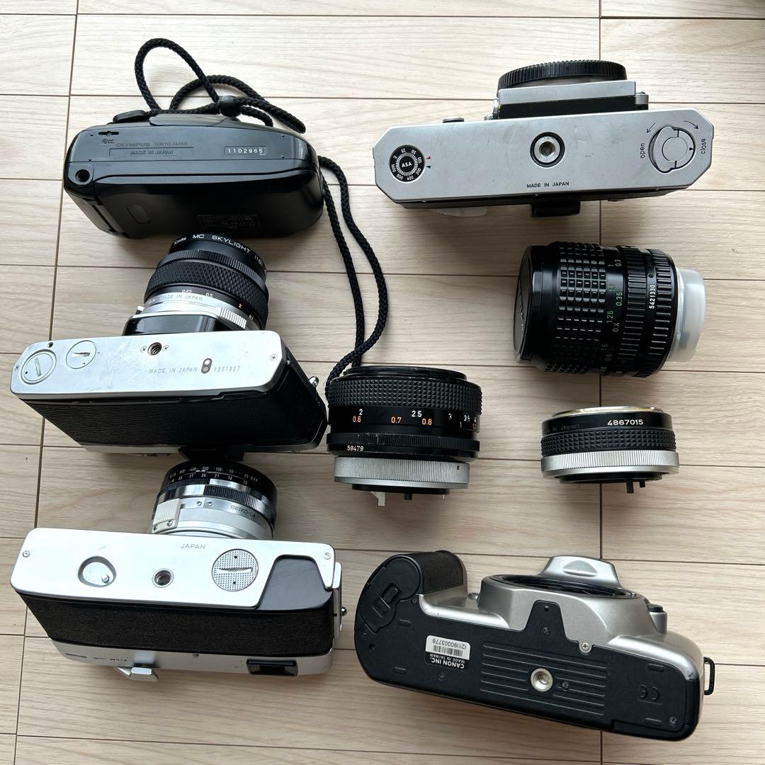 ジャンク フィルムカメラ レンズ 8点セット