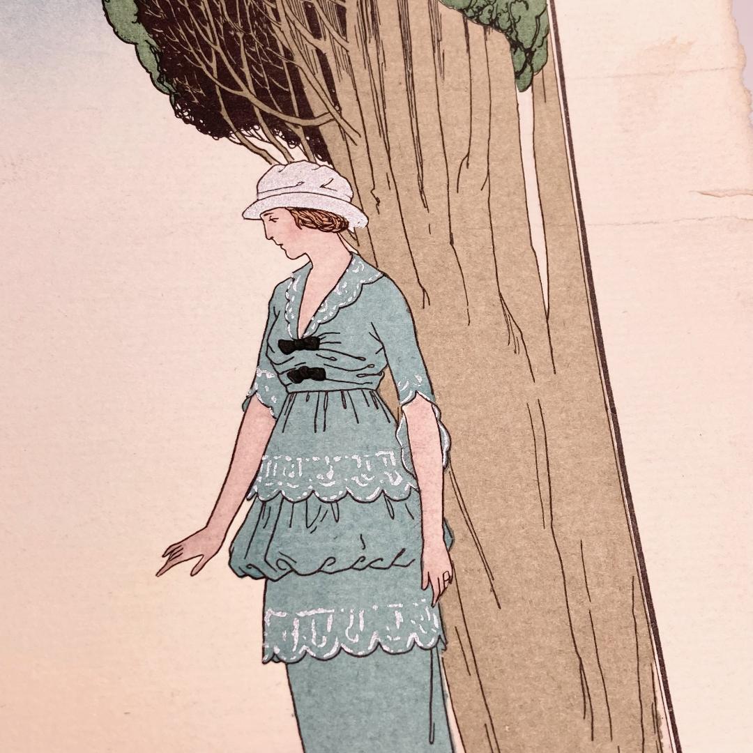 A.E.マルティ☆ファッションプレート『LA SOIRÉE TOSCANE』