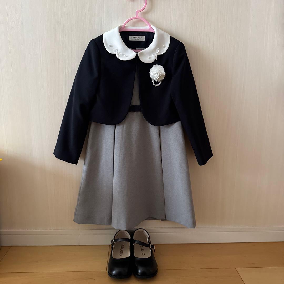 CHOPIN フォーマルドレス靴セット 120卒園式とな入学式