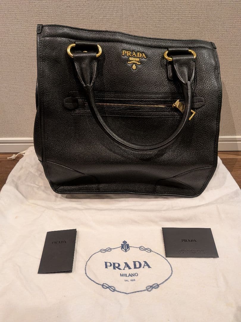 n*u様 【新品】PRADA プラダ ヴィッテロダイノ 2WAY トートバッグ