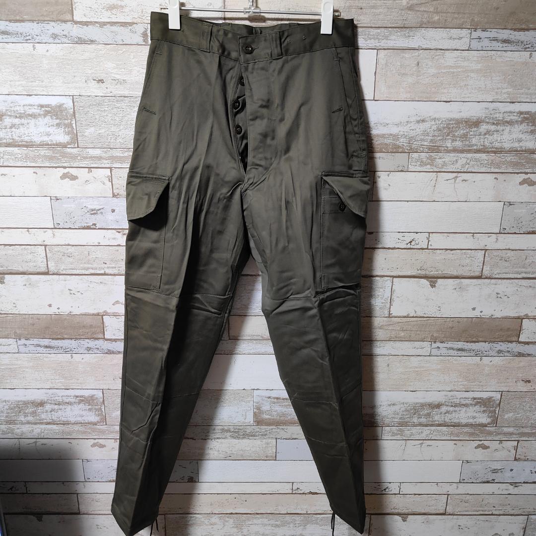 フランス軍 ミリタリー 76C M64 古着 パンツ デッドストック 軍パン