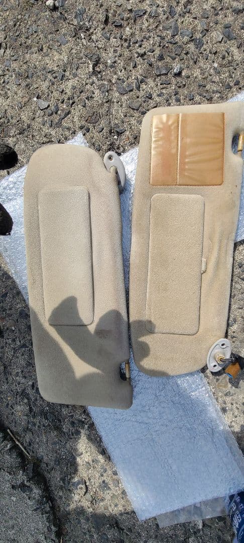 サンバイザー ベージュ 2個セットランクル80