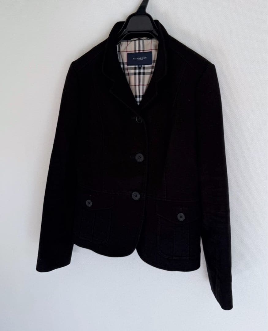 美品　BURBERRY LONDON 　テーラードジャケット　ノバチェック
