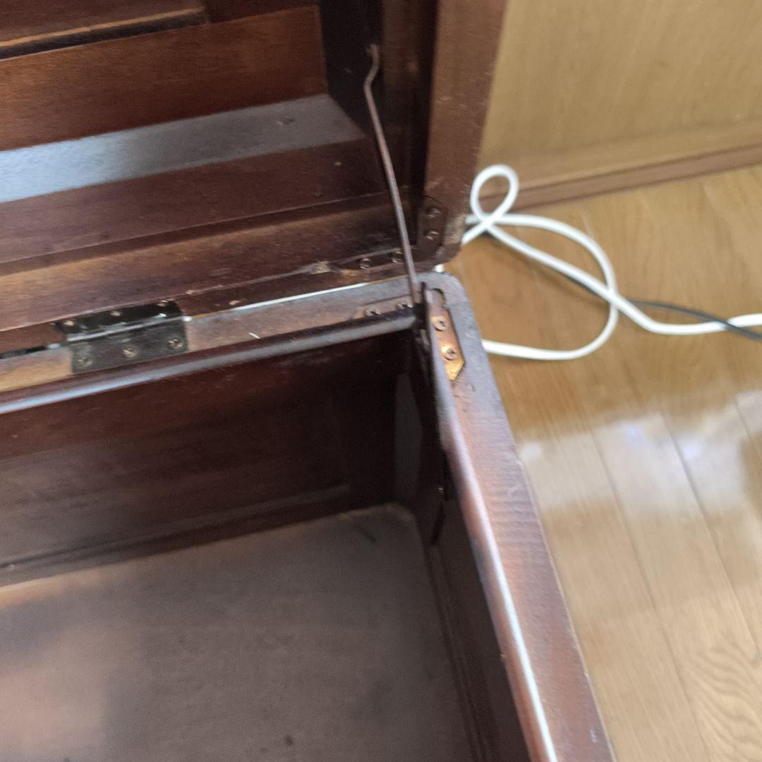 アンティーク木製ベンチ収納 中国 工芸品 玄関収納