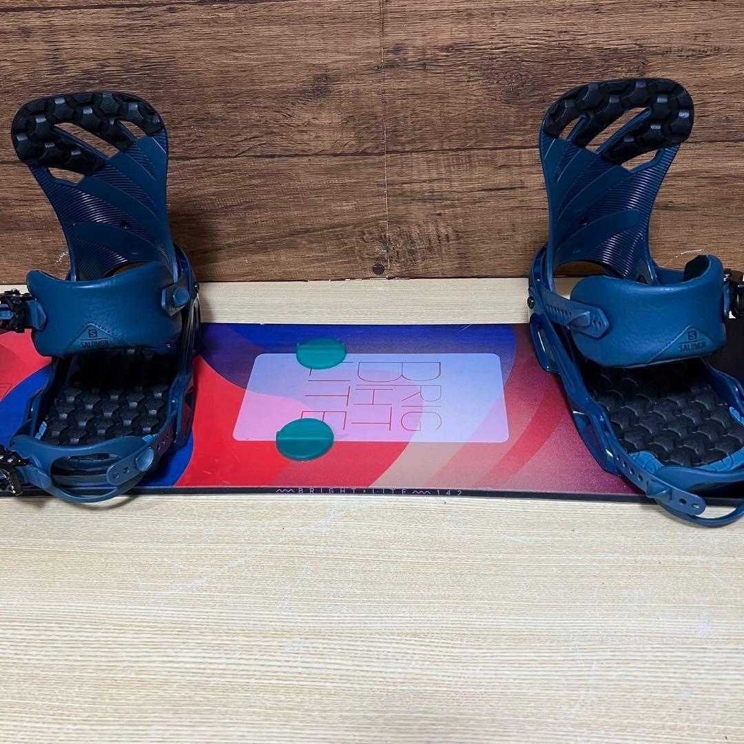 美品　K2 サロモン　スノーボード3点セット　142cm メンテナンス済み