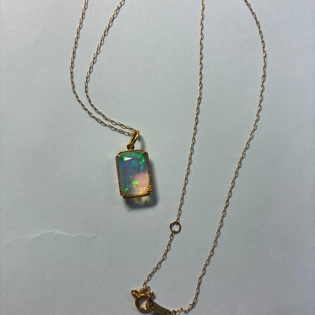 クレサンベール　ウォーターオパール　ネックレス