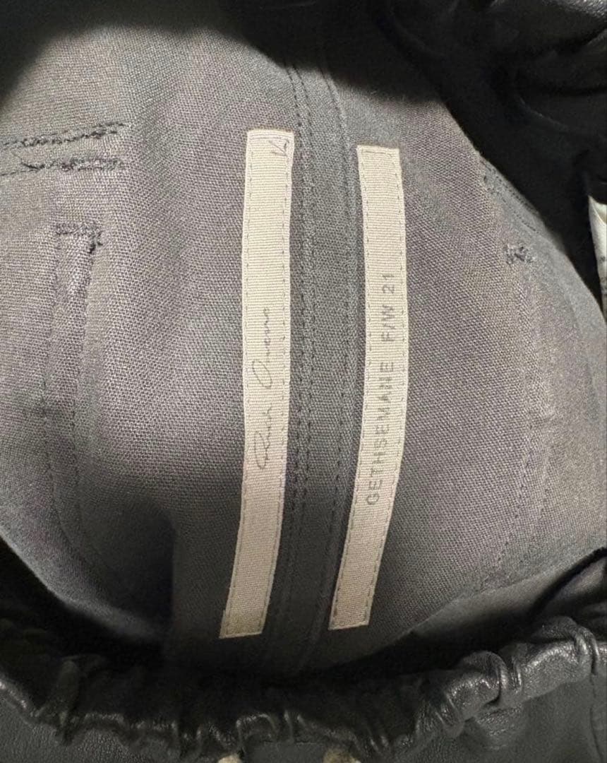 専用定価47万　国内正規品　Rick owens Mastodon レザーパンツ