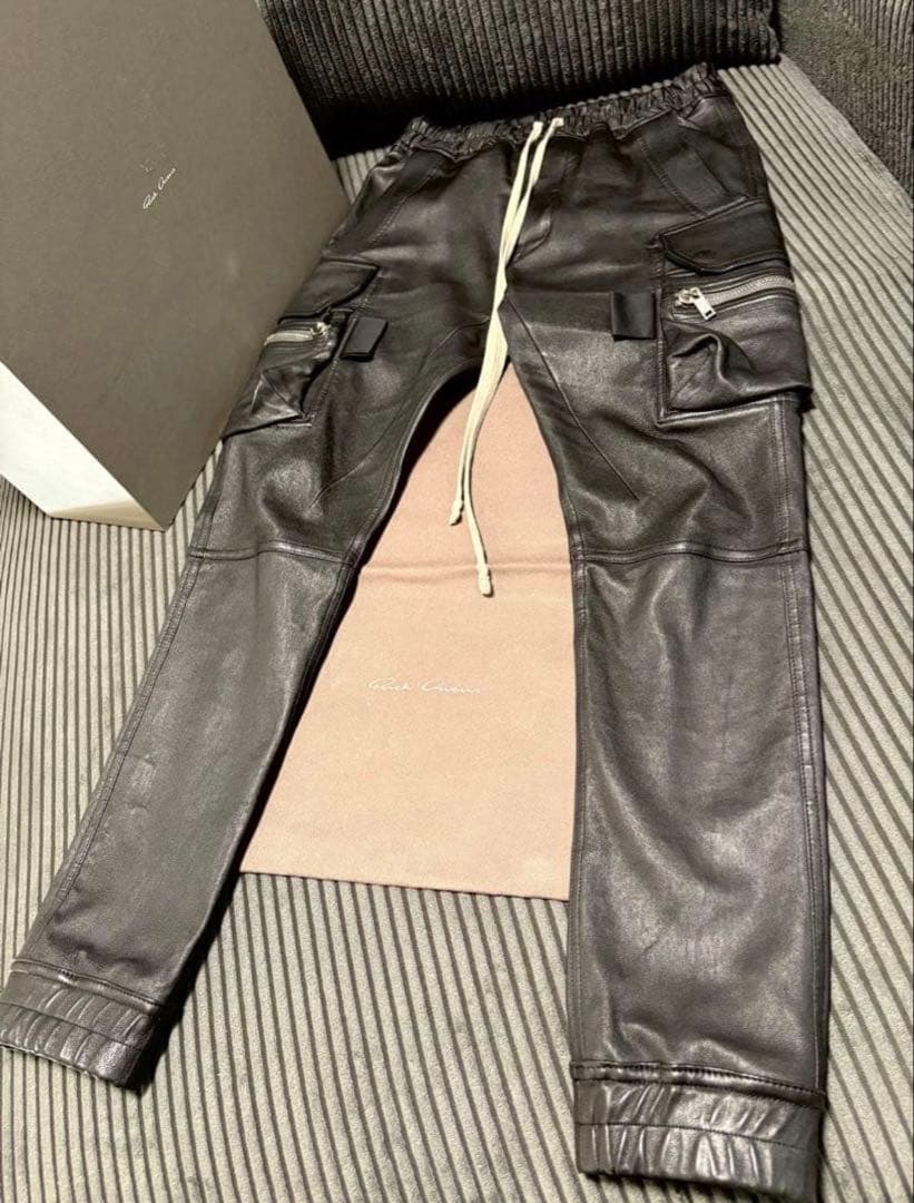 専用定価47万　国内正規品　Rick owens Mastodon レザーパンツ