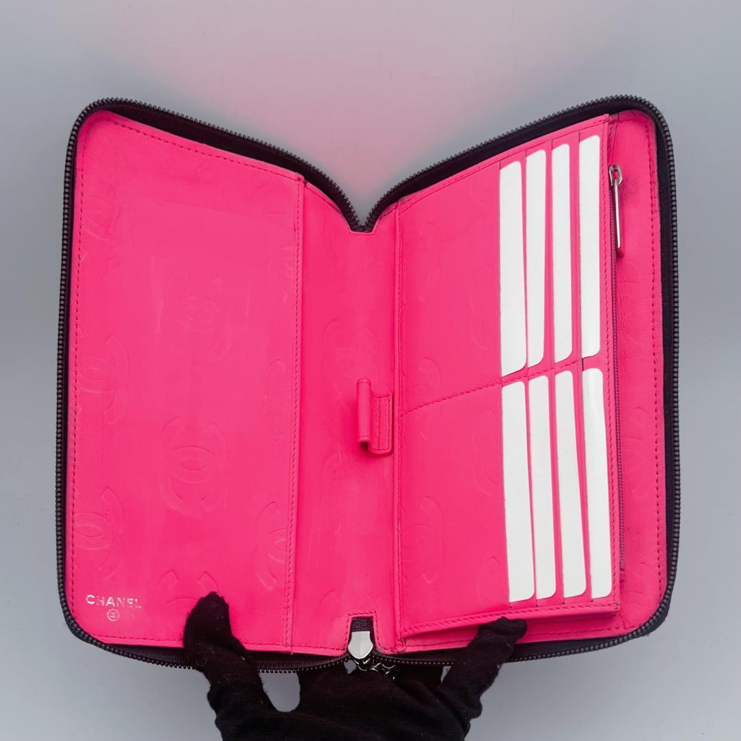 開運財布！新品未使用 シャネル カンボン オーガナイザー財布 正規保証2811