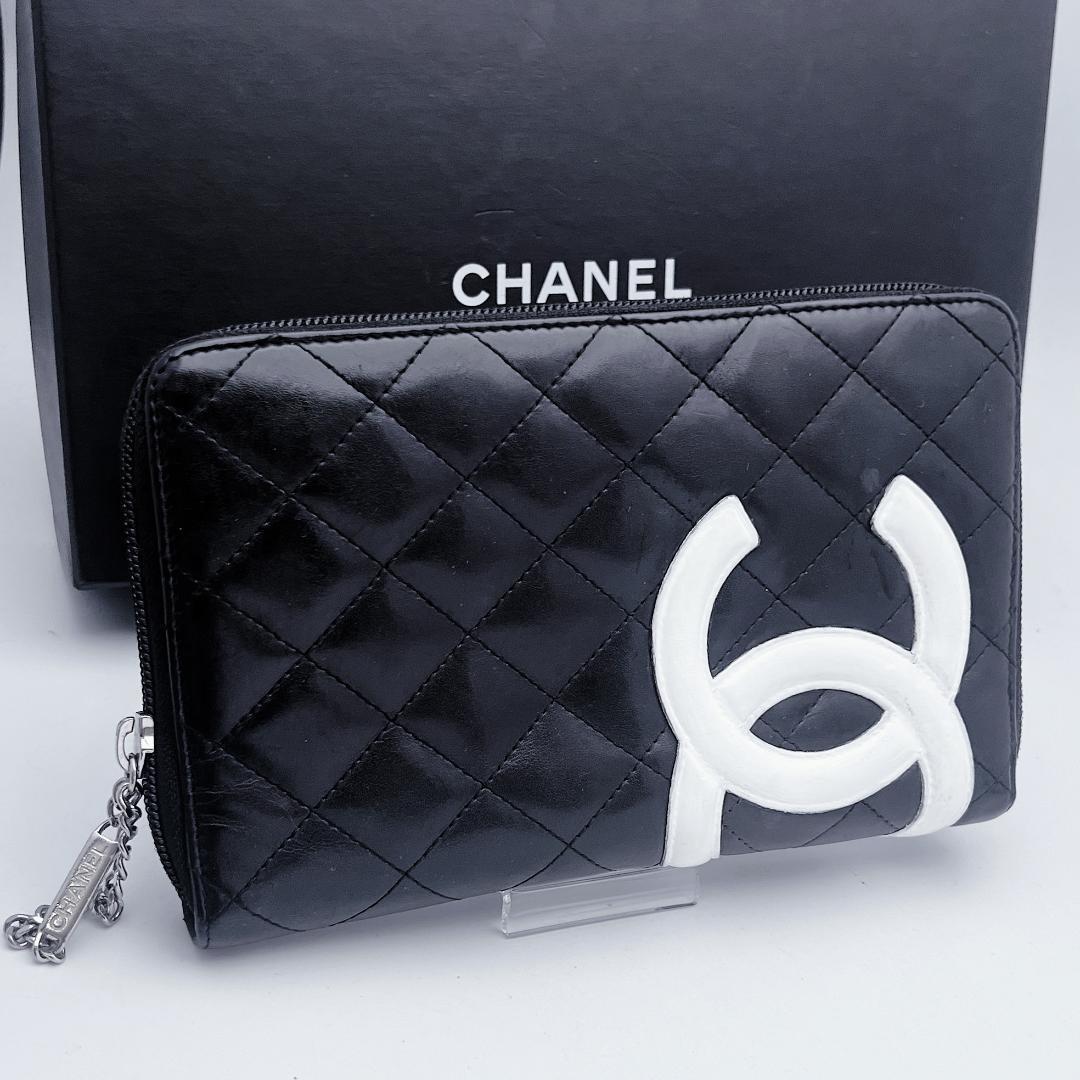 開運財布！新品未使用 シャネル カンボン オーガナイザー財布 正規保証2811