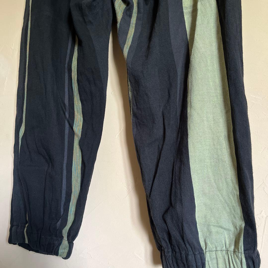 USED タマキニイメ　nica pants 綿100% hoso 黒ベース