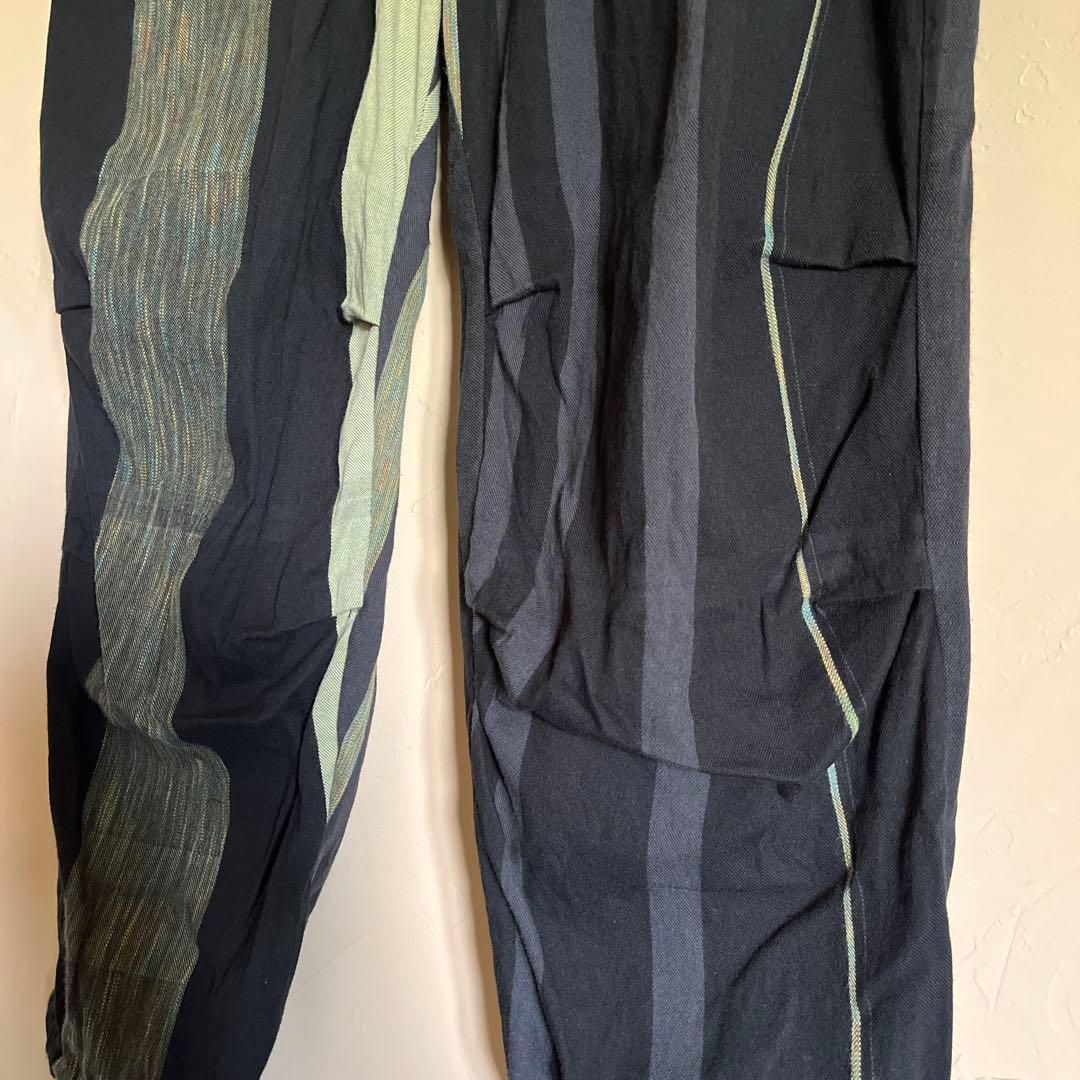 USED タマキニイメ　nica pants 綿100% hoso 黒ベース