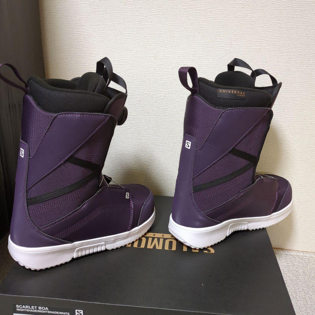 サロモン スカーレット ボア スノーボード ブーツ レディース 24.5cm