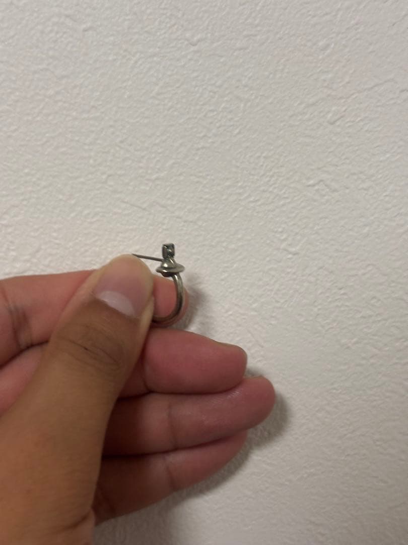 Vivienne Westwood シルバー片耳用ピアス【正規品】販売証明書付