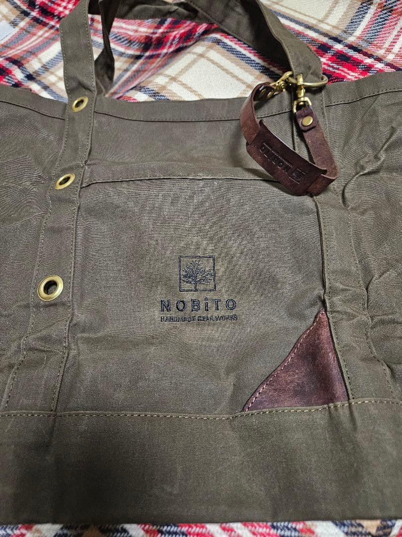 NOBITO オリーブグリーン エコバッグ