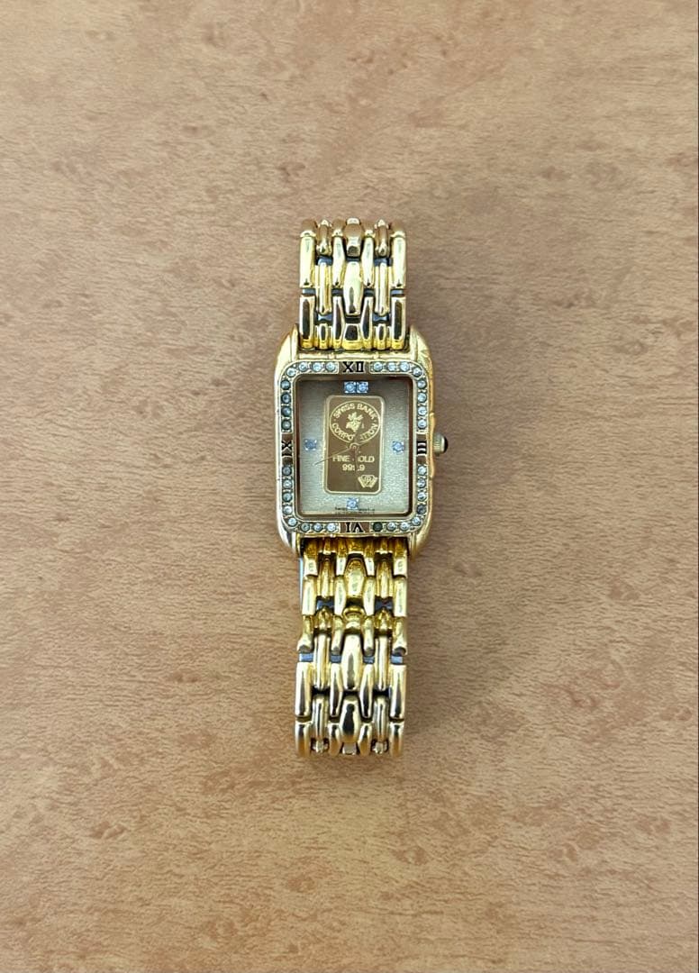 江*子様 ELGIN 999.9 純金 インゴット入り 24K 腕時計