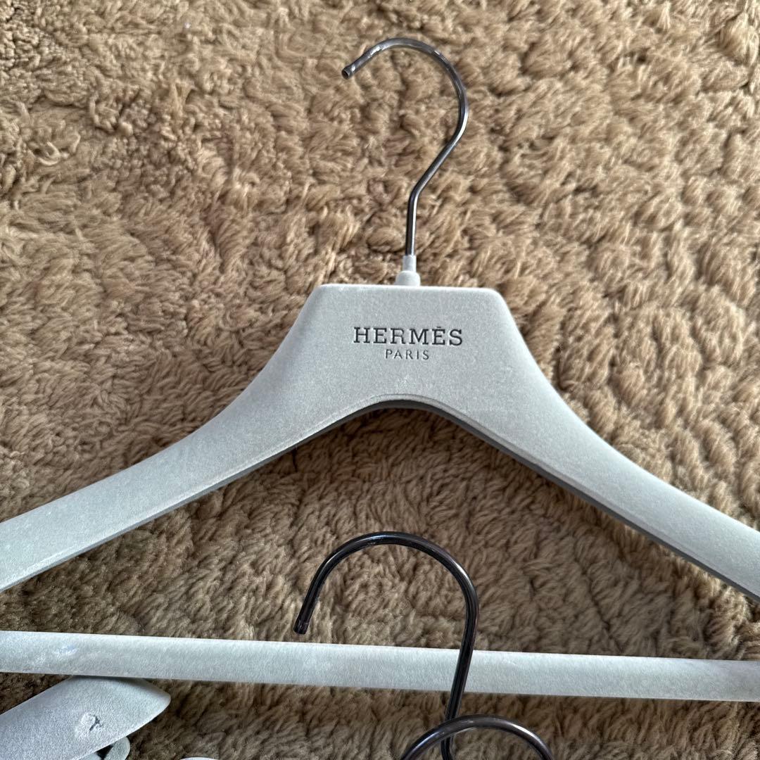 専用　HERMES ハンガー 8本セット グレー・ホワイト