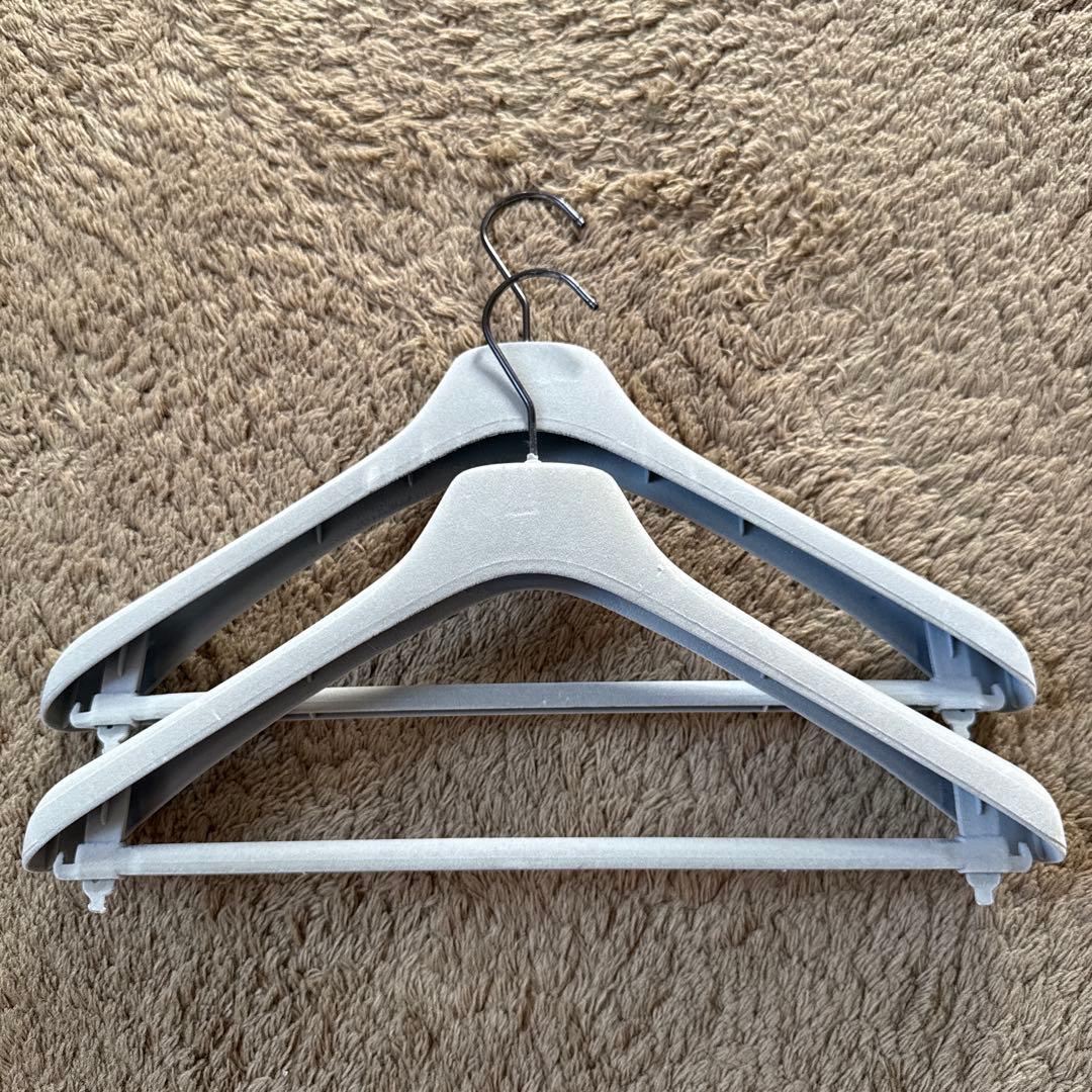 専用　HERMES ハンガー 8本セット グレー・ホワイト
