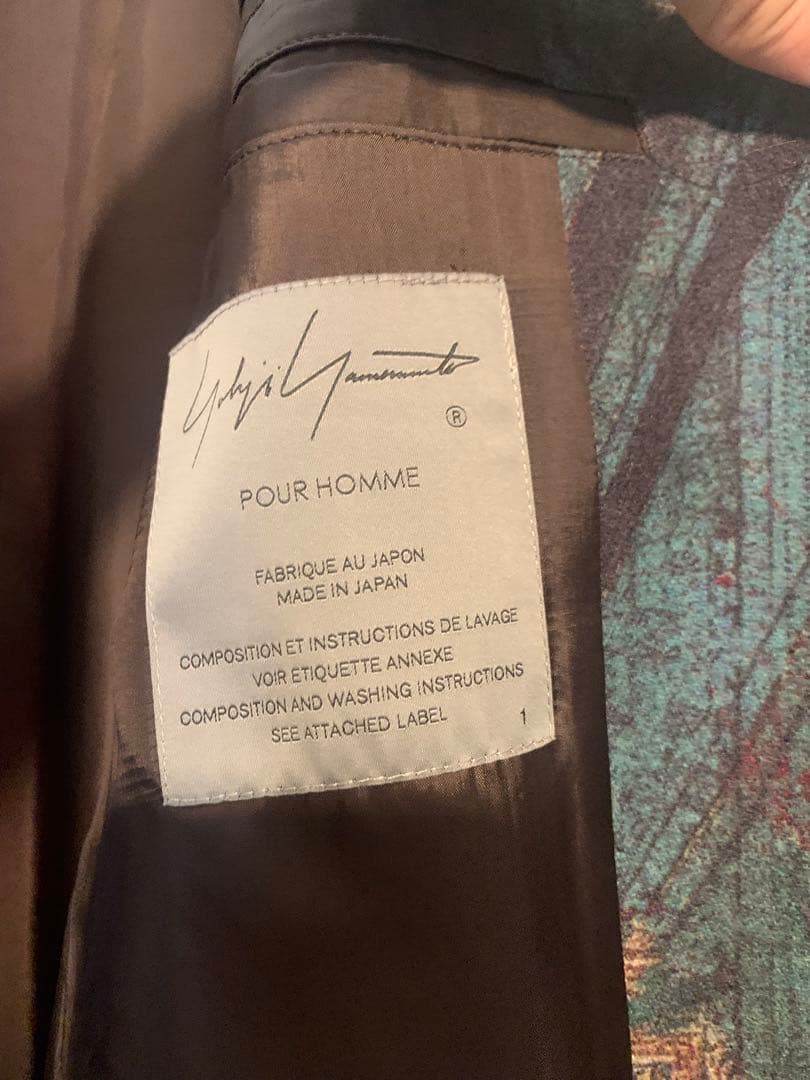 yohji yamamoto pour homme 23AW フラノコート