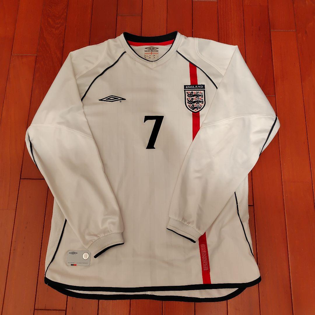 肩様用　イングランド代表　 BECKHAM 背番号付