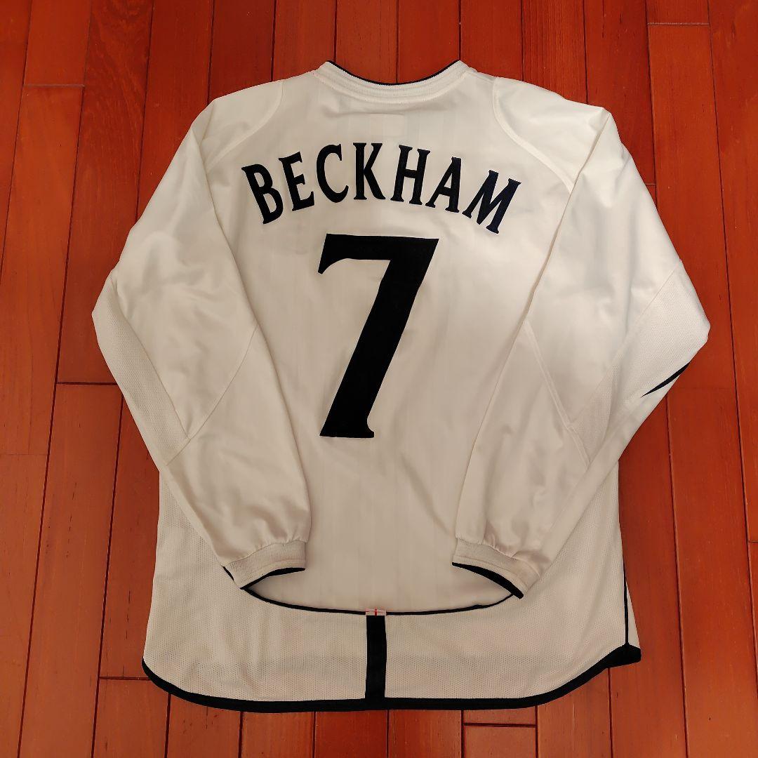 肩様用　イングランド代表　 BECKHAM 背番号付