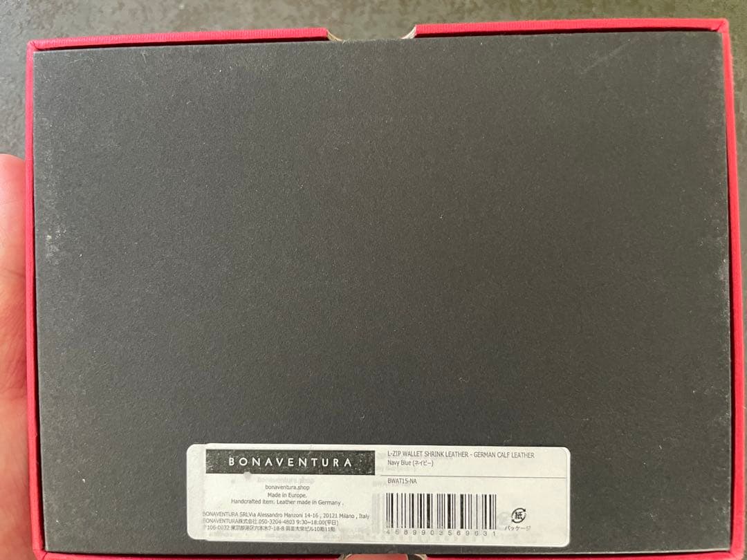 ボナベンチュラ 財布 Ｌ字ジップウォレット