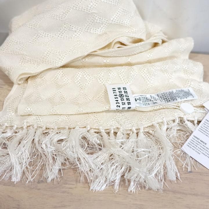 ★未使用★マルタンマルジェラ　シルク　レースアップストール　margiela