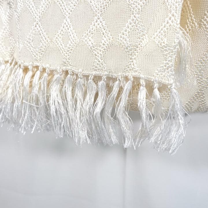 ★未使用★マルタンマルジェラ　シルク　レースアップストール　margiela