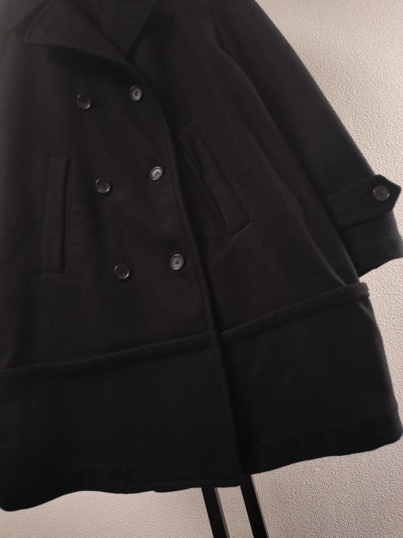 コムデギャルソンシャツ/90s//裾ドッキングダブルブレストコート/フランス製