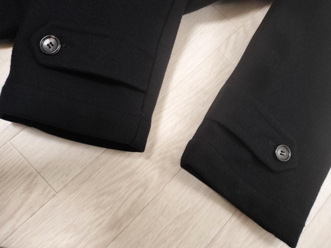 コムデギャルソンシャツ/90s//裾ドッキングダブルブレストコート/フランス製