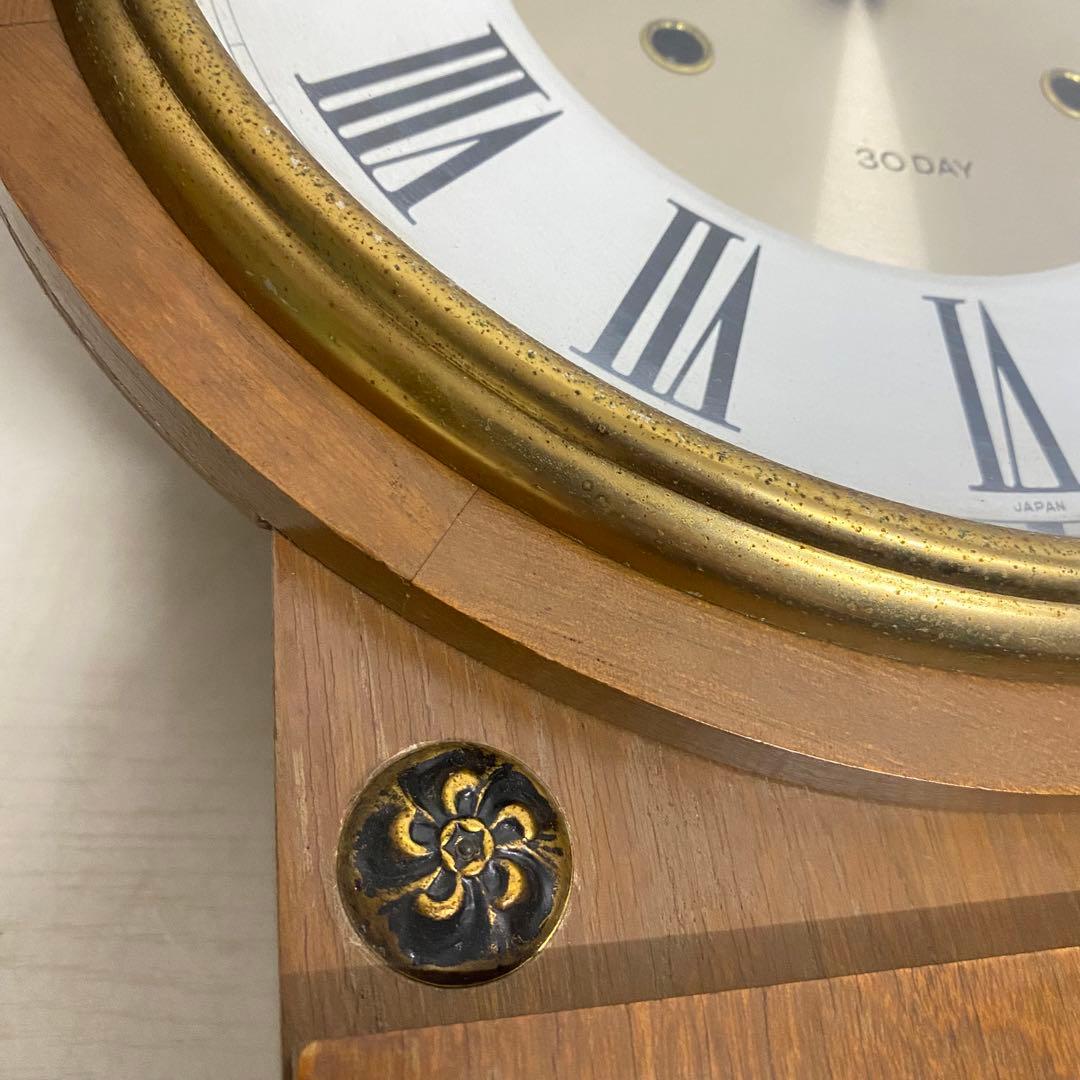 SEIKO 昭和レトロ　ゼンマイ時計　丸尾長型　30日巻　アンティーク